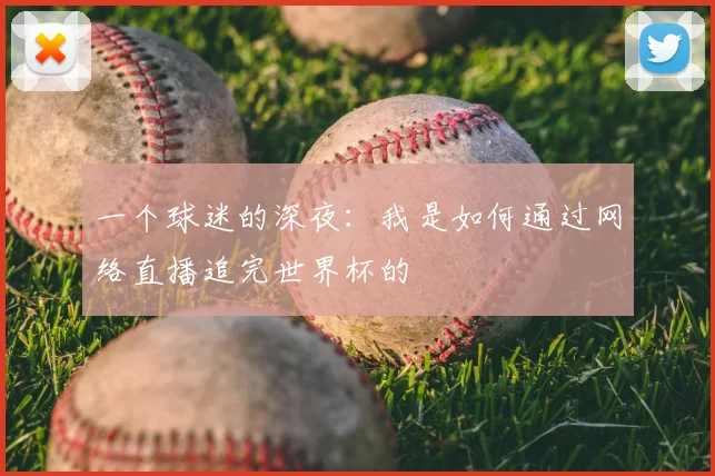 一个球迷的深夜：我是如何通过网络直播追完世界杯的